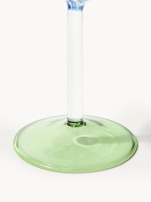 Handmade Borosilicate Wine Glasses Eve, Set of 2