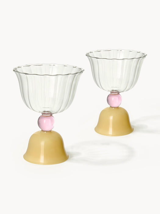 Borosilicate Tumblers Tulip Set of 2