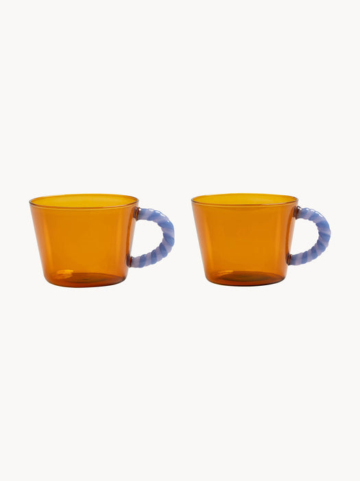 Borosilicate Mugs Duet, Set of 2