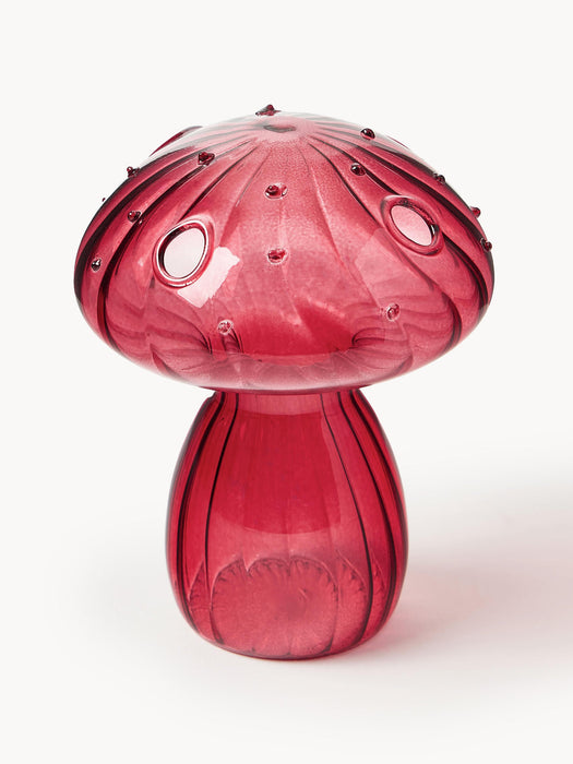 Glass Vases Mushroom, Set of 5