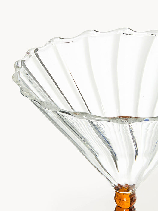 Borosilicate Martini Glasses Perle, Set of 2