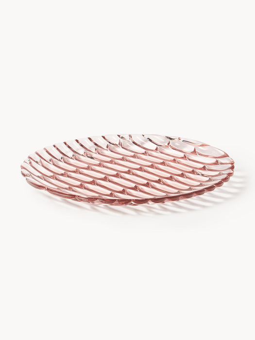 Jellies Breakfast Plates with Textured Pattern, Set of 4