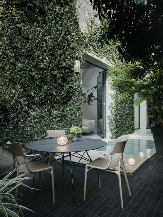 Garden Chairs AI with Armrests Set of 2