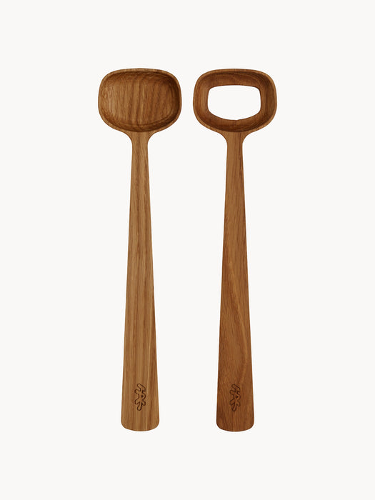 Oak Wood Salad Servers Hammersh i