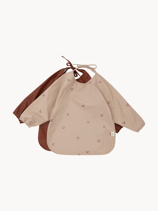Bibs Cherry with Sleeves Set of 2 Various Sizes