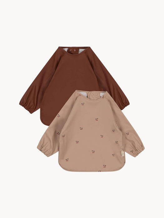 Bibs Cherry with Sleeves Set of 2 Various Sizes