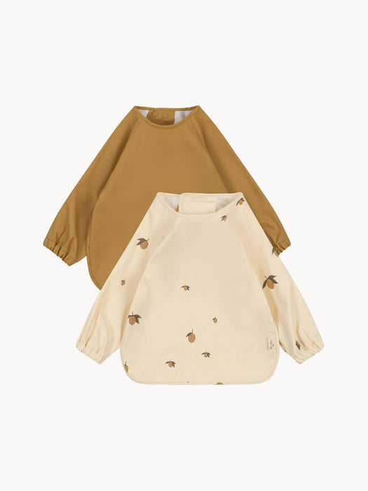 Bibs Lemon with Sleeves Set of 2 Various Sizes