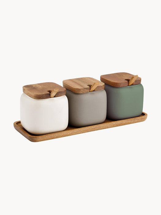 Storage Boxes Essentials with Serving Tray