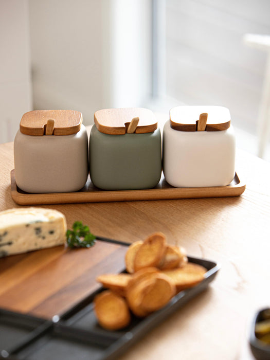 Storage Boxes Essentials with Serving Tray