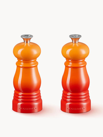 Creuset Salt and Pepper Mills with Ceramic Grinder, Set of 2
