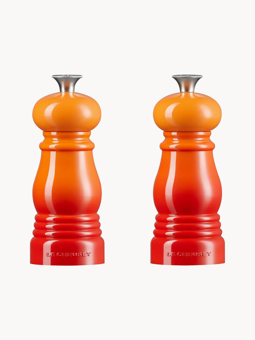 Creuset Salt and Pepper Mills with Ceramic Grinder, Set of 2
