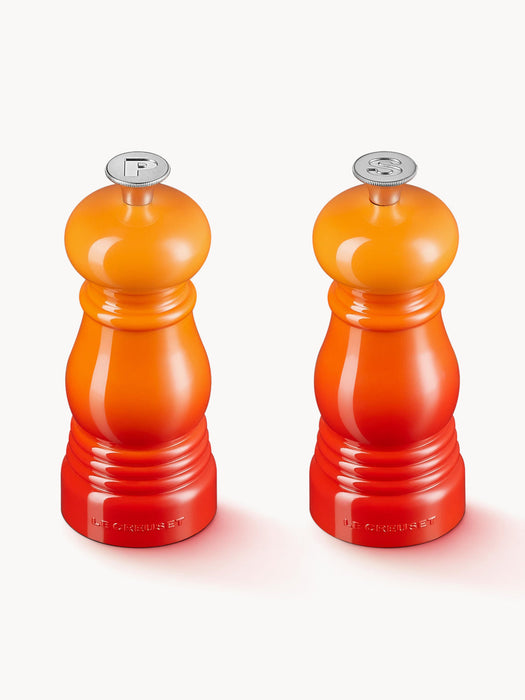 Creuset Salt and Pepper Mills with Ceramic Grinder, Set of 2