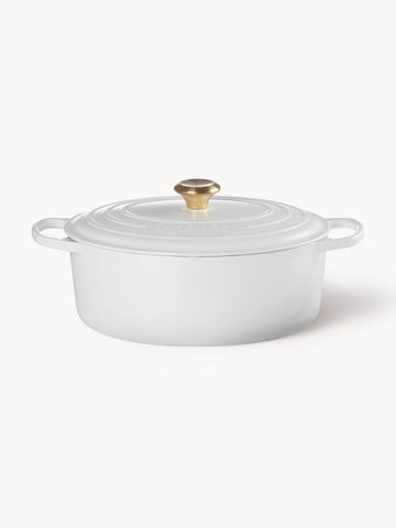 Signature Collection Oval Cast Iron Casserole