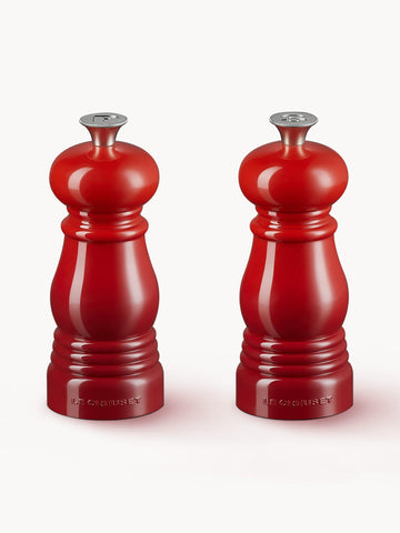Creuset Salt and Pepper Mills with Ceramic Grinder, Set of 2