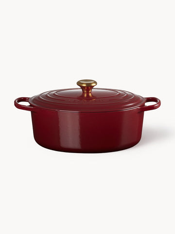 Signature Collection Oval Cast Iron Casserole