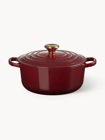 Signature Collection Round Cast Iron Casserole