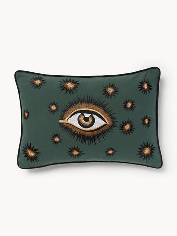Eye Handmade Cotton Cushion Cover