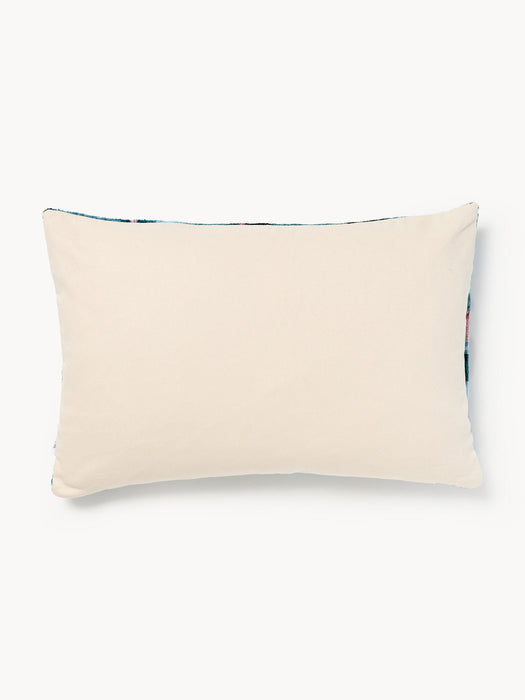 Velvety Silk Velvet Cushion Cover with Abstract Pattern