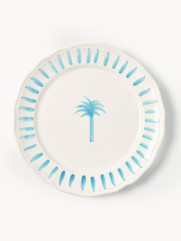 The Palms Hand-Painted Charger Plate