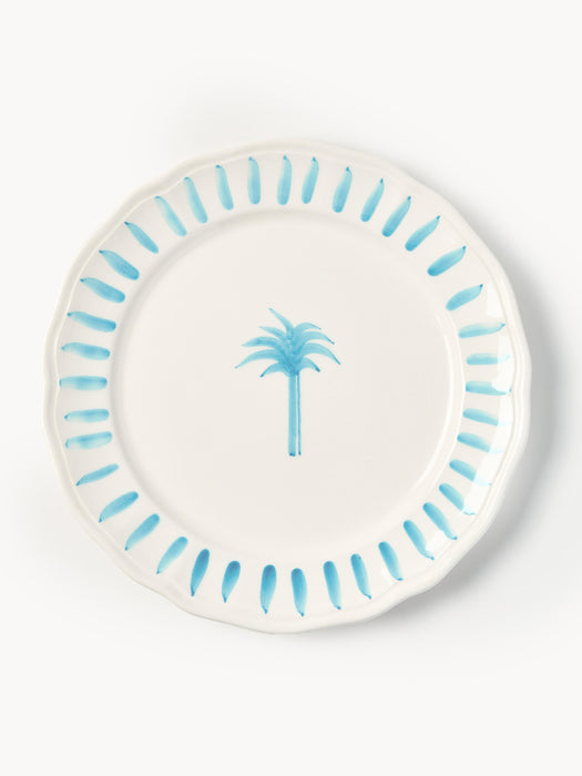 Hand-Painted Charger Plate The Palms