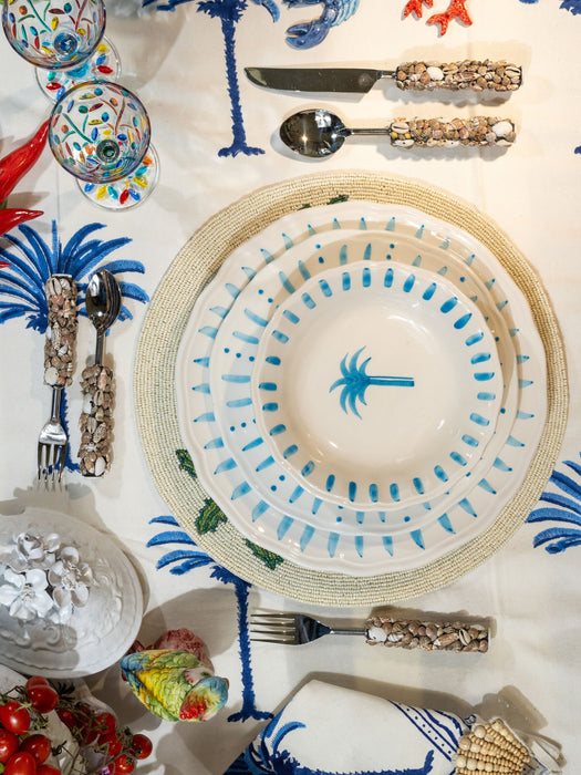 Hand-Painted Charger Plate The Palms