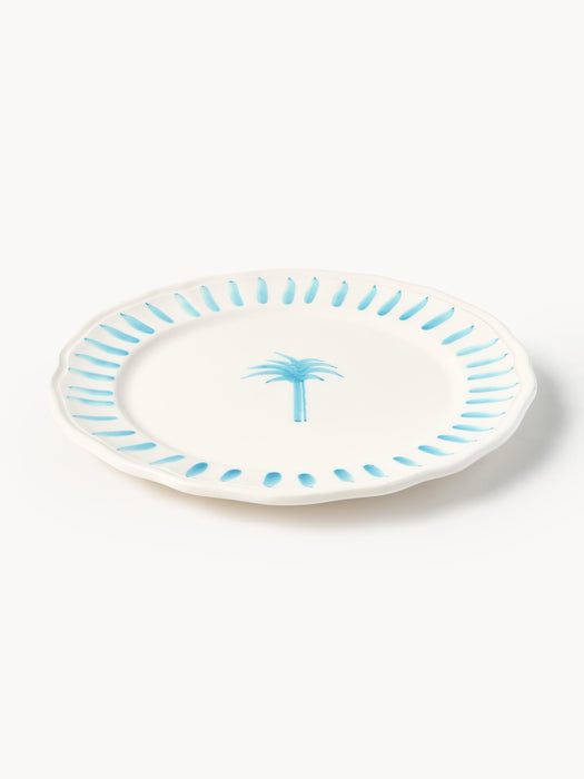 Hand-Painted Charger Plate The Palms
