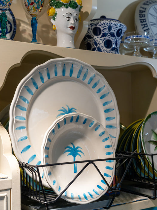 Hand-Painted Charger Plate The Palms