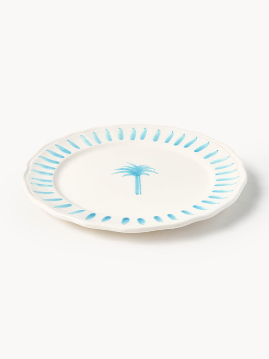 Hand-Painted Charger Plate The Palms