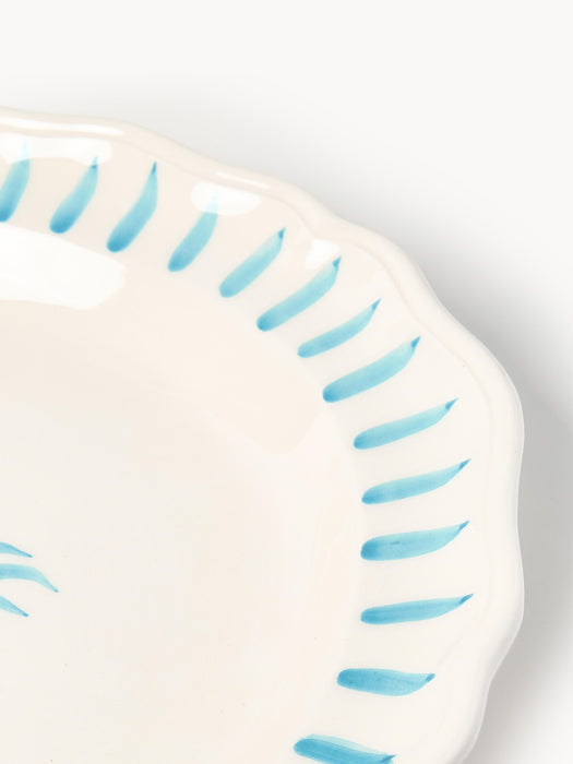 Hand-Painted Serving Plate The Palms