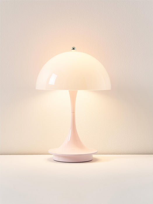 Small Portable LED Table Lamp Panthella 160 Design Verner Panton