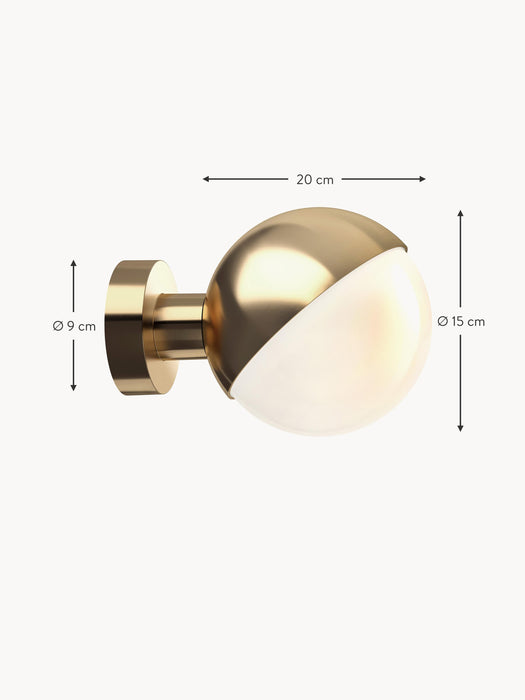 Mouth-Blown Glass Wall Lamp VL Studio