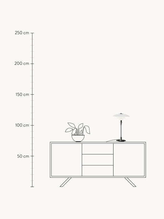 Large Mouth-Blown Table Lamp PH 32