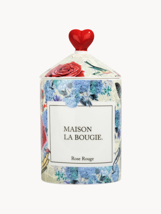 Handmade Scented Candle Rose Rouge Cedarwood Gurjum & Tonka Bean