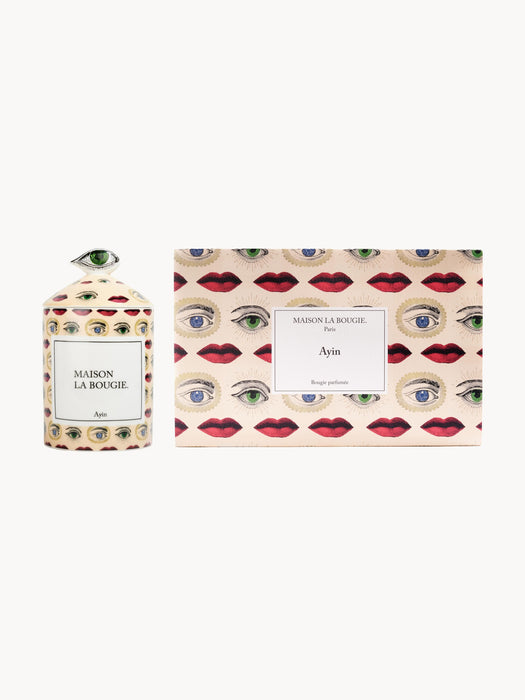 Handmade Scented Candle Ayin Amber Thyme & Vanilla