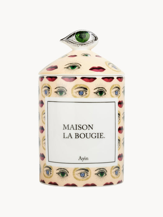 Handmade Scented Candle Ayin Amber Thyme & Vanilla