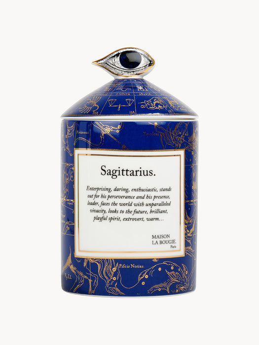 Handmade Scented Candle Sagittarius Gurgum Rose & Saffron
