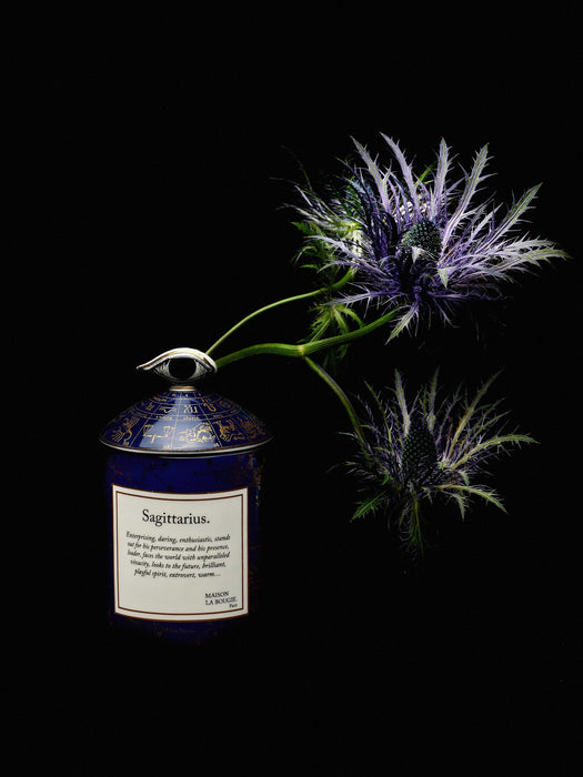 Handmade Scented Candle Sagittarius Gurgum Rose & Saffron