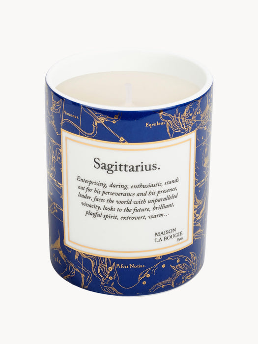 Handmade Scented Candle Sagittarius Gurgum Rose & Saffron