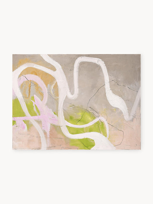 Hand-painted Canvas Picture Light Line