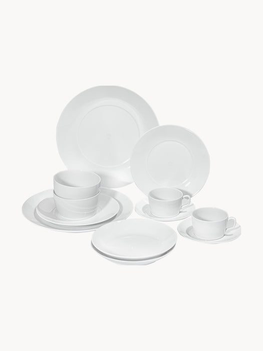 Handmade Porcelain Tableware Set Cosmopolitan 2 People Set of 14