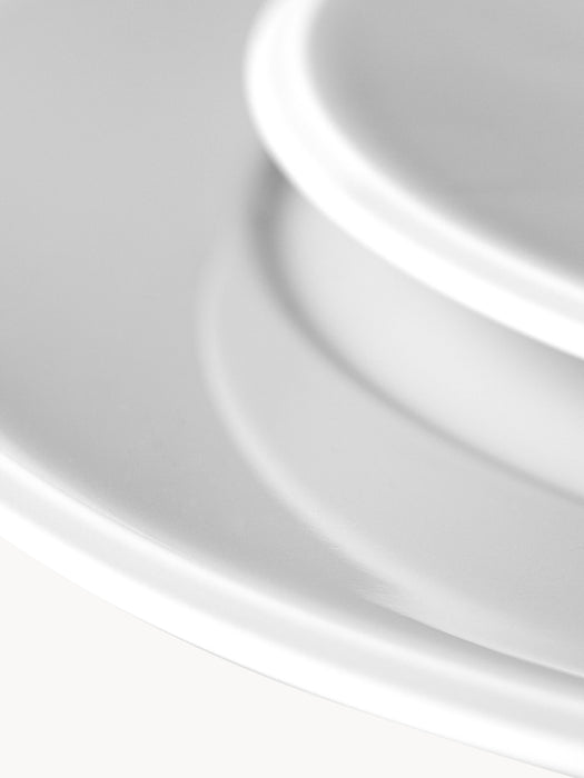 Handmade Porcelain Breakfast Plates Vitruv Set of 2
