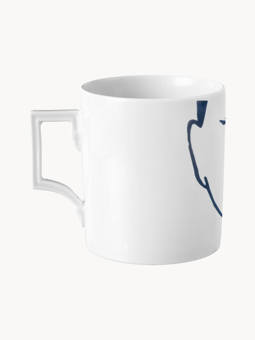 Handmade Porcelain Mug Carol