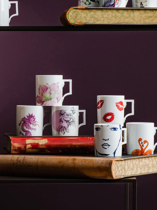 Handmade Porcelain Mug Carol