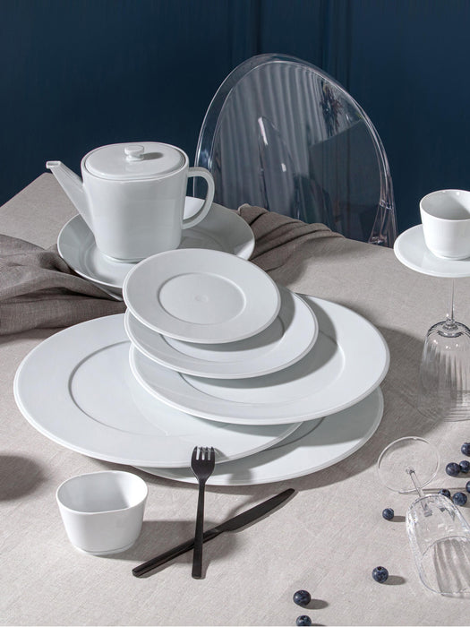 Handmade Porcelain Pasta Plates Vitruv Set of 2
