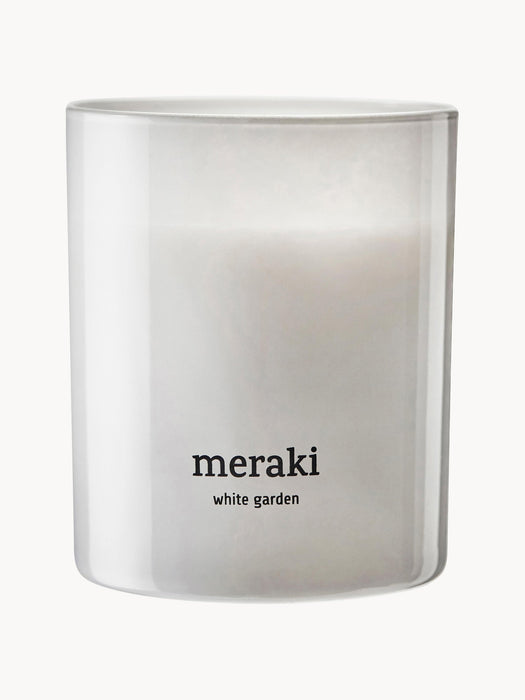 Scented Candle White Garden Rose Cyclamen Cedarwood