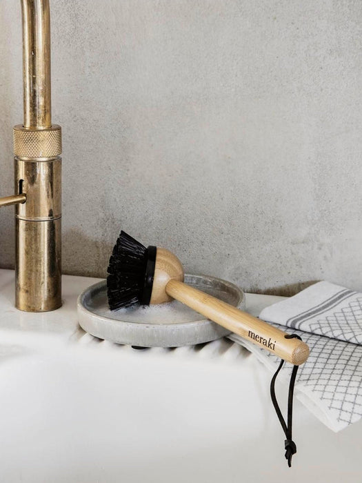 Bamboo Wood Dish Brush Clean