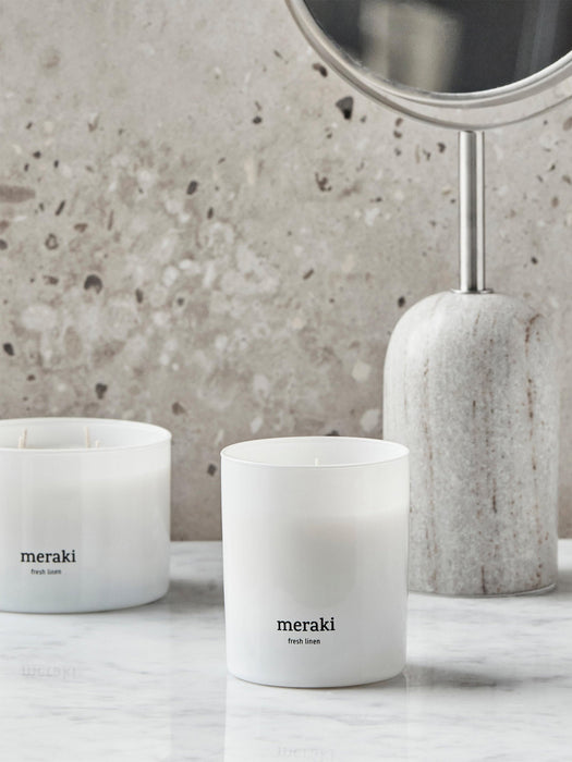 Scented Candle Fresh Linen Lemon Jasmine & Musk
