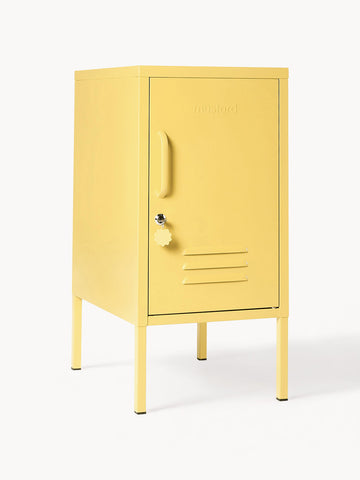 Metal Bedside Table The Shorty, Left- or Right-Hinged Options
