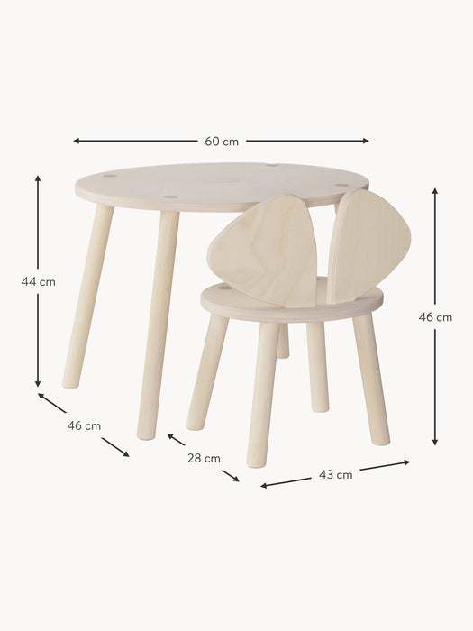 Kids Table Mouse with Kids Chair