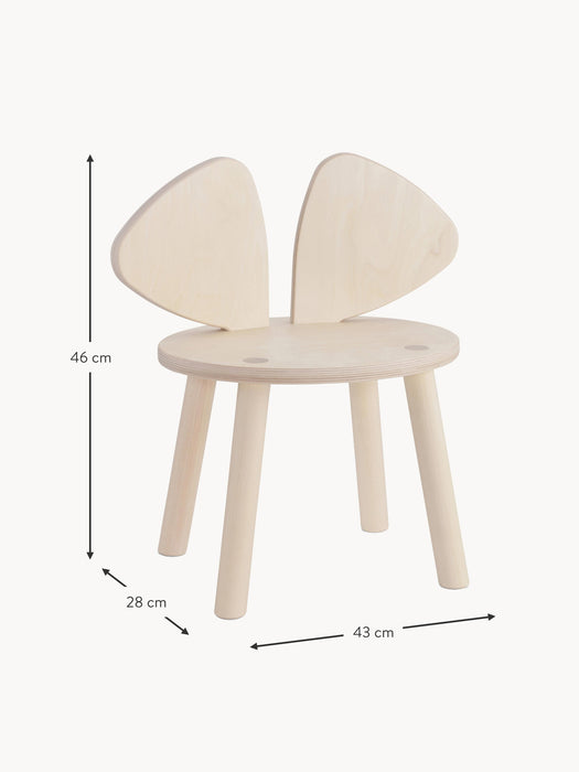 Kids Wooden Chair Mouse